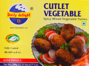 Daily Delight Cutlet Vegetable 350g
