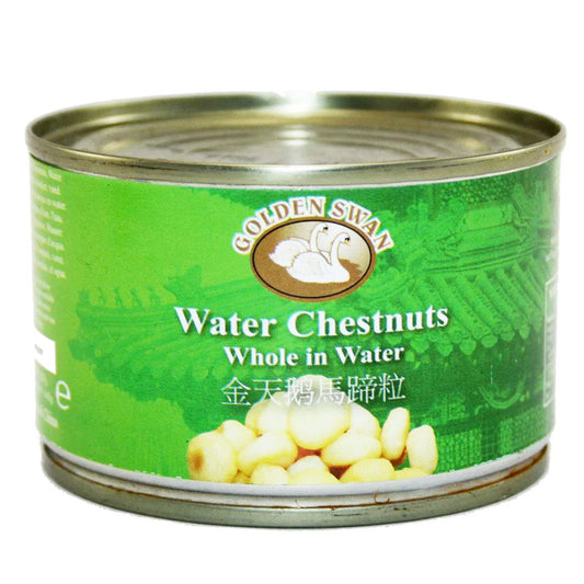 Golden Swan Water Chestnuts Whole in Water 227g