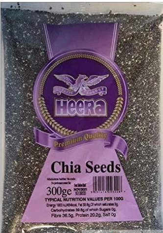 Heera Black Chia Seeds 300g