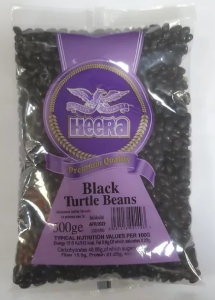 Heera Black Turtle Beans 500g