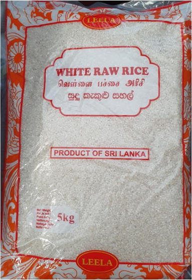 Leela White Raw Rice 5kg