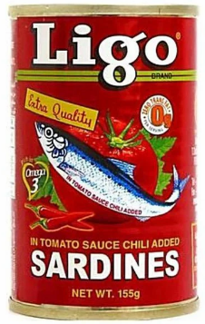 Ligo Sardines in Tomato & Chilli Sauce 155g