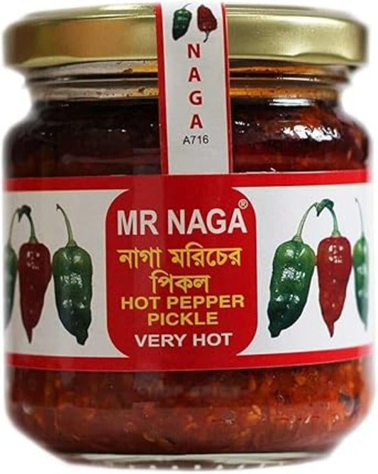 MR Naga Hot Pepper Pickle Very Hot 190g