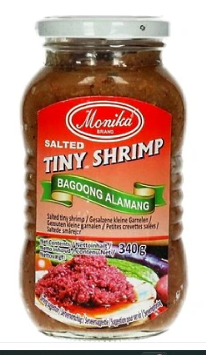 Monika Salted Tiny Shrimp Alamang Guisado 340g