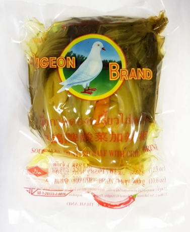 Pigeon Brand Pickled Mustard Chilli 350g