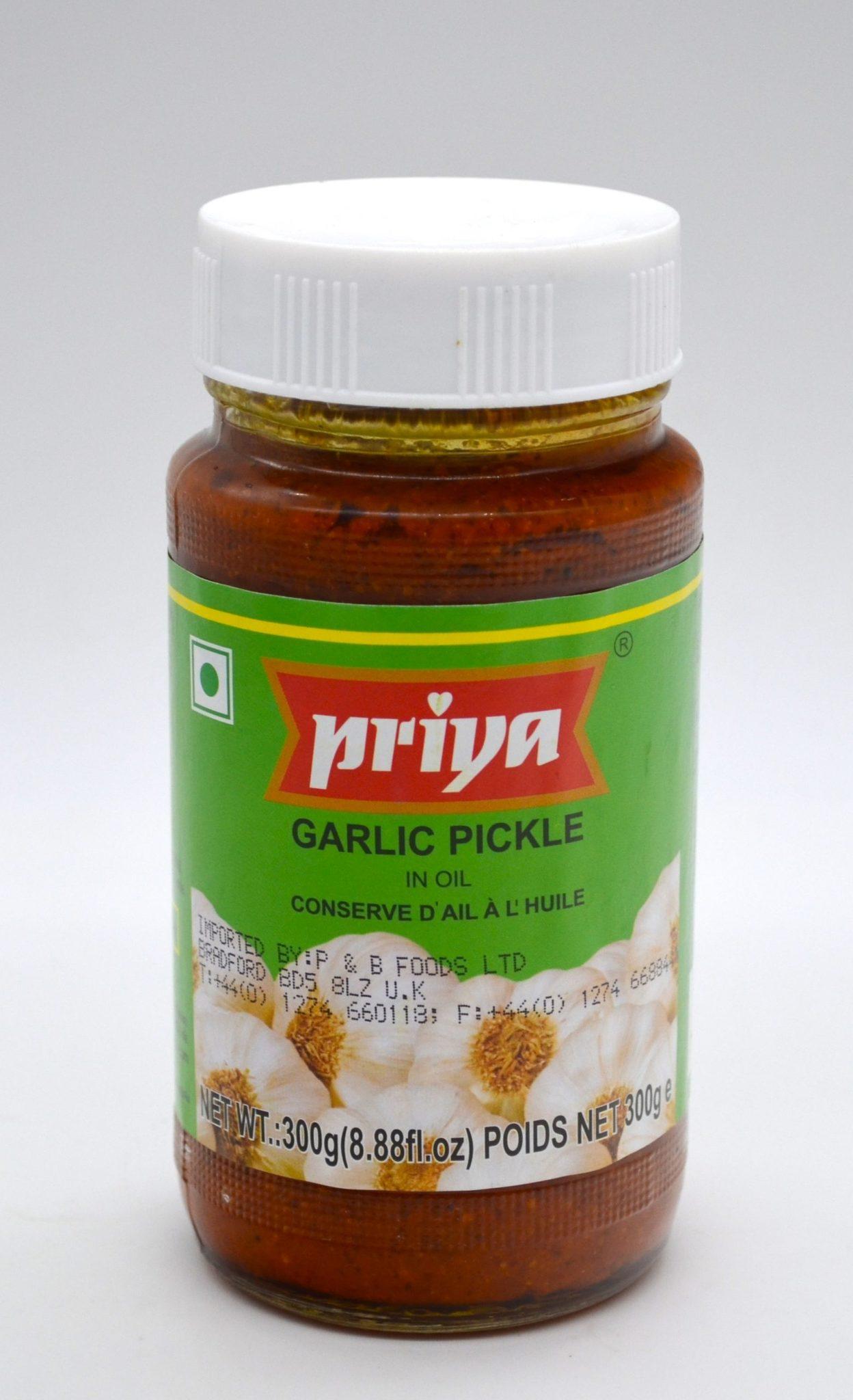 Priya Garlic Pickle in Oil 300g