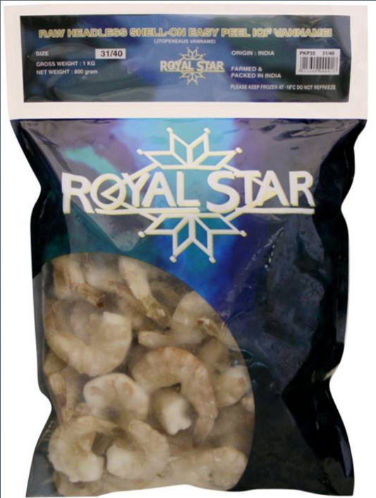 Royal Star Raw Peeled Prawns