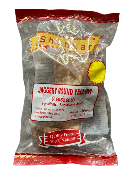 Shankar Jaggery Round Yellow 350g